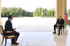 Президент Ильхам Алиев дал интервью  турецкому телеканалу “Haber Global” (ФОТО) (Версия 2)