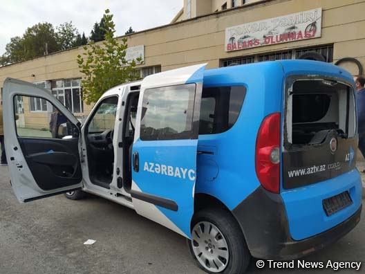 ВС Армении обстреляли автомобиль со съемочной группой AZTV в Тертере, есть раненый (ФОТО/ВИДЕО)