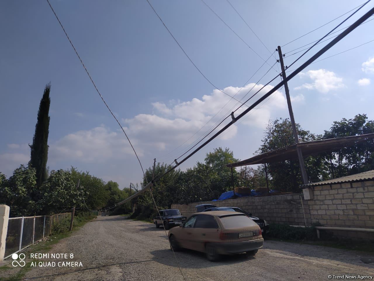 Разрушенная в Тертере школа (ФОТО/ВИДЕО)