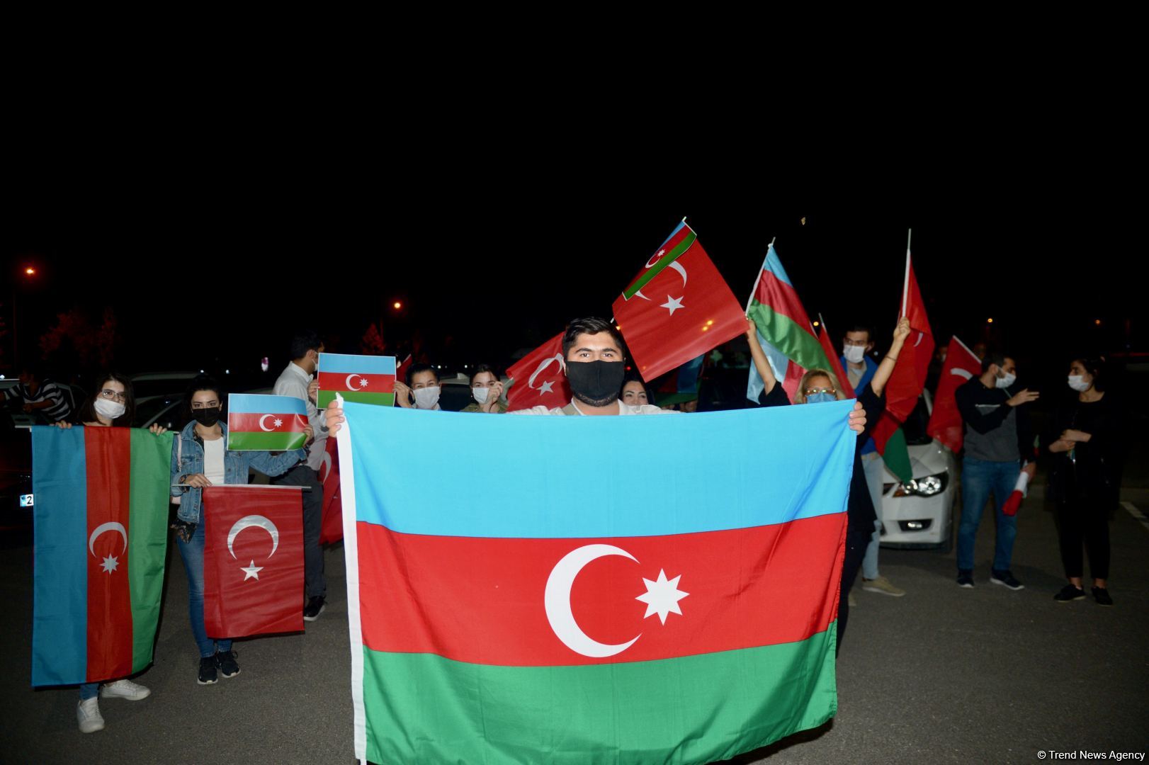 На всей территории Турции прошла акция в поддержку Азербайджана  (ФОТО)