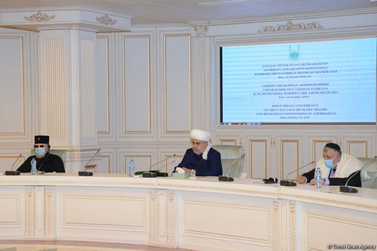 Власти Армении осуществляют оккупационную политику под завесой религии - совместное обращение религиозных конфессий (ФОТО)