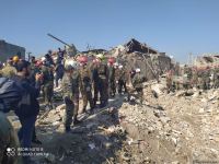 В результате ракетного обстрела Гянджи со стороны ВС Армении полностью разрушено 20 домов (ФОТО)