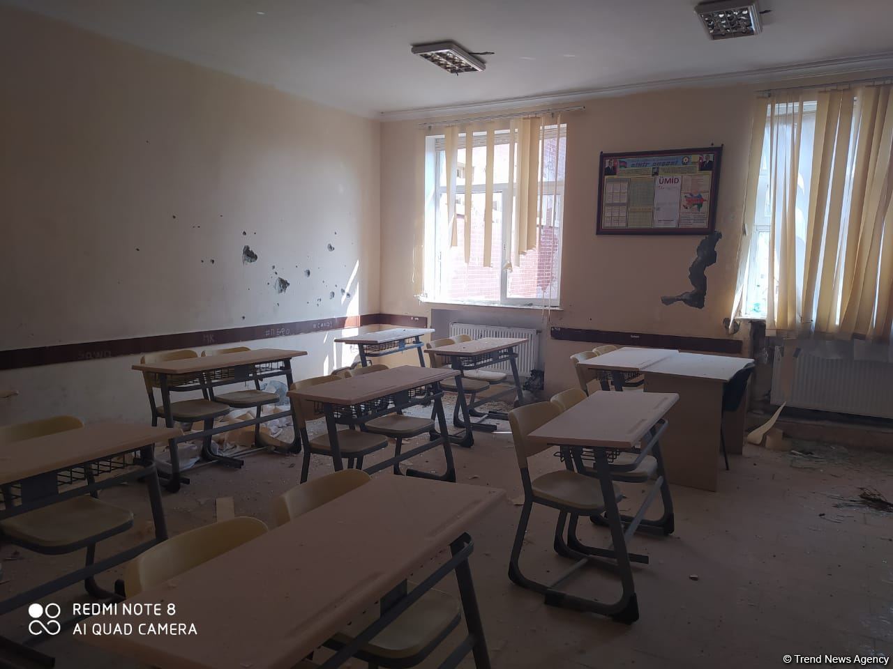 Armenian armed forces fire two shells at school in Azerbaijan’s Tartar
