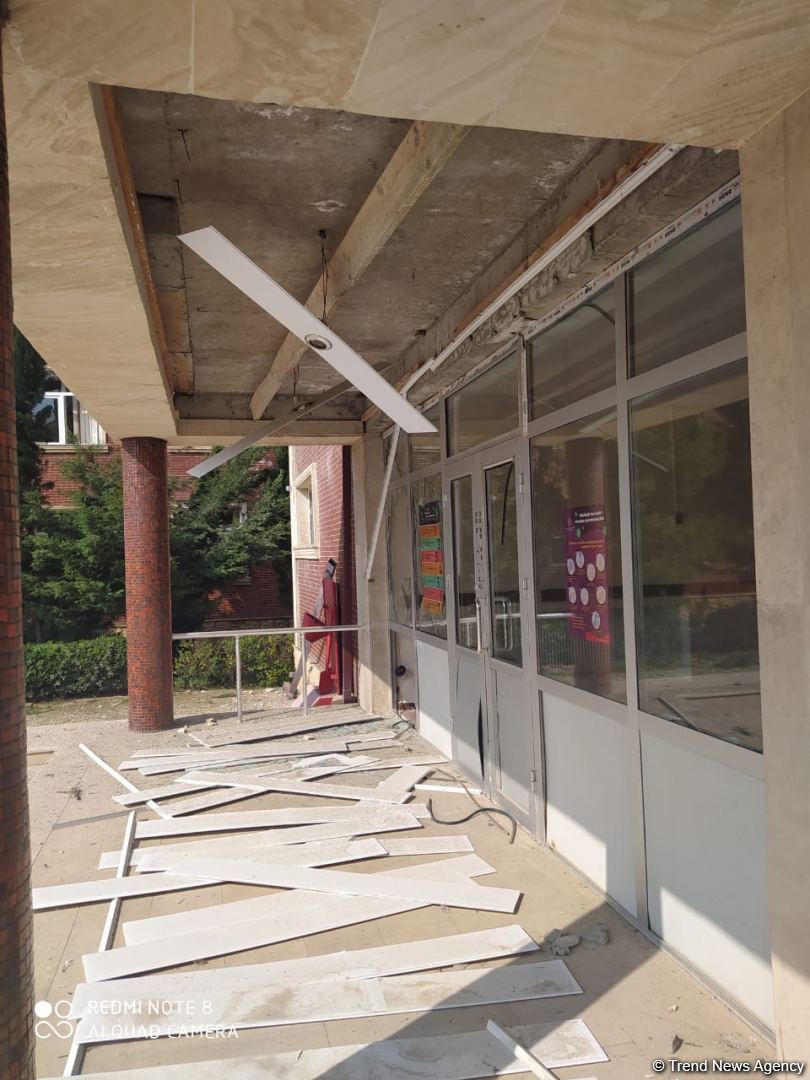 Armenian armed forces fire two shells at school in Azerbaijan’s Tartar