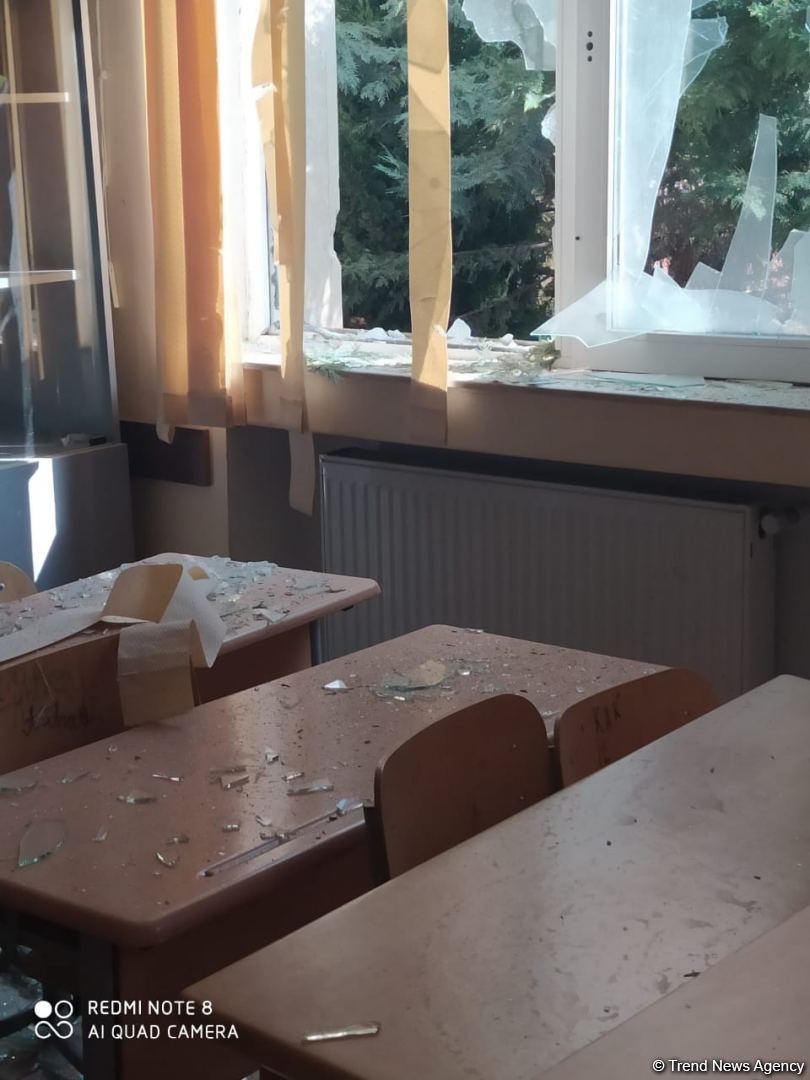 Armenian armed forces fire two shells at school in Azerbaijan’s Tartar