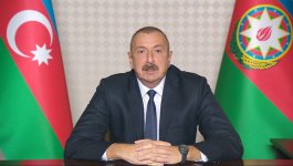 Президент Азербайджана Ильхам Алиев обратился к народу (ФОТО/ВИДЕО)