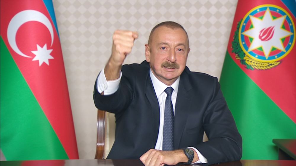 Президент Азербайджана Ильхам Алиев обратился к народу (ФОТО/ВИДЕО)