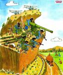 Русские и азербайджанцы показали уродливое лицо армянского фашизма в карикатурах (ФОТО)