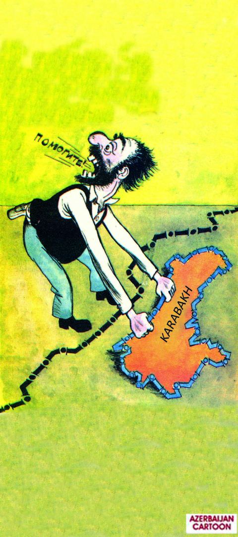 Русские и азербайджанцы показали уродливое лицо армянского фашизма в карикатурах (ФОТО)