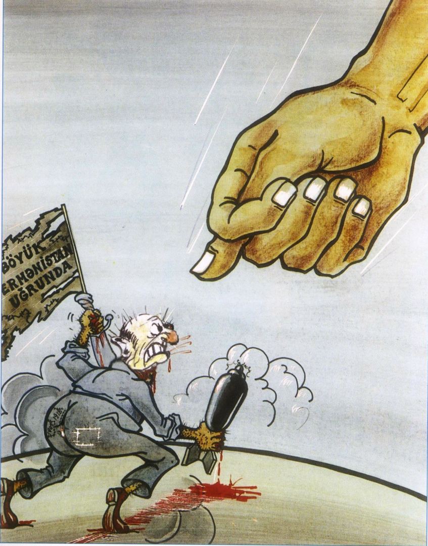 Русские и азербайджанцы показали уродливое лицо армянского фашизма в карикатурах (ФОТО)
