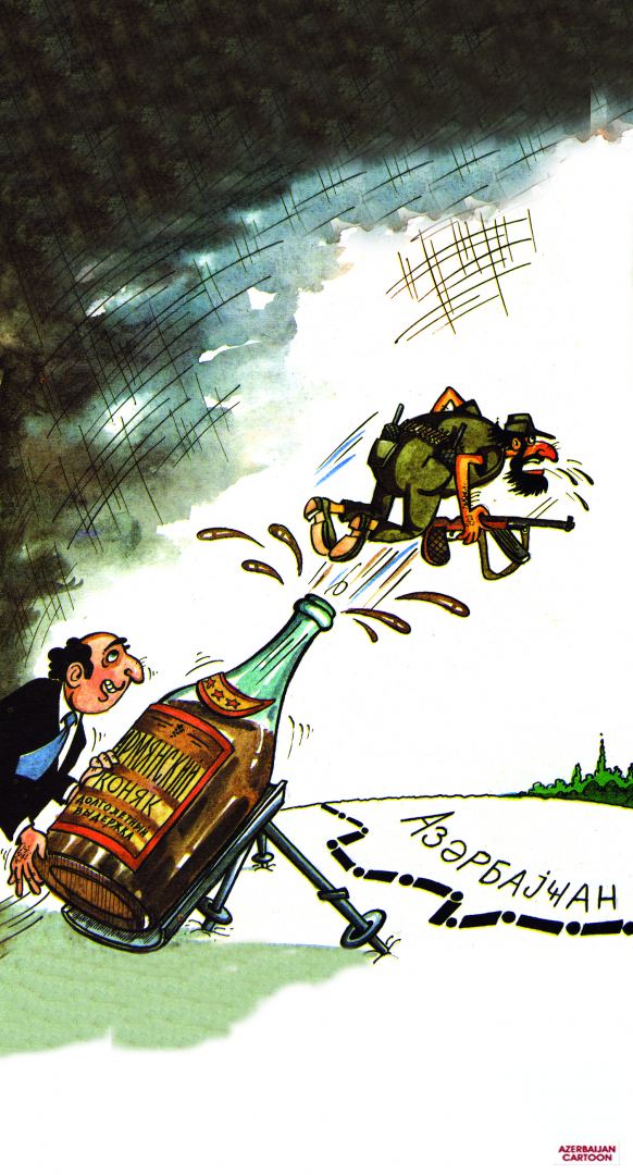Русские и азербайджанцы показали уродливое лицо армянского фашизма в карикатурах (ФОТО)