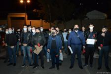 Подростки почтили память гражданина России, погибшего в результате обстрела Гянджи ВС Армении (ФОТО)