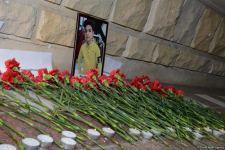 Подростки почтили память гражданина России, погибшего в результате обстрела Гянджи ВС Армении (ФОТО)