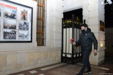 Подростки почтили память гражданина России, погибшего в результате обстрела Гянджи ВС Армении (ФОТО)
