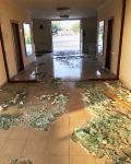 Армянские агрессоры ракетными ударами разрушили Олимпийский центр Барды (ФОТО)