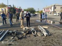 Обломки ракет, выпущенных армянскими ВС по Барде (ФОТО)