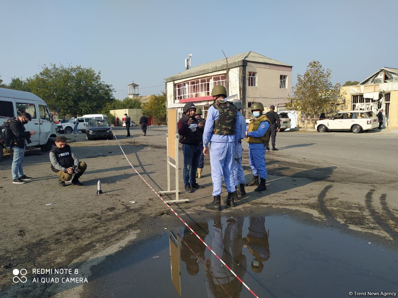 Обломки ракет, выпущенных армянскими ВС по Барде (ФОТО)