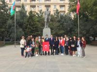 В Баку чтят память жертв землетрясения в Измире (ВИДЕО,ФОТО)