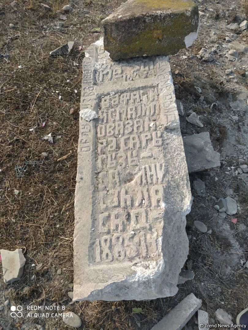 Armenian Armed Forces shell cemetery in Azerbaijan's Tartar, destroying many graves (PHOTO)