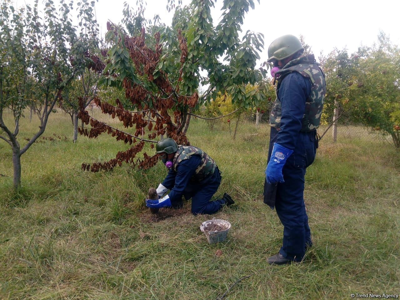 Armenian troops launch phosphorus bomb on Azerbaijan’s Tartar (PHOTO)