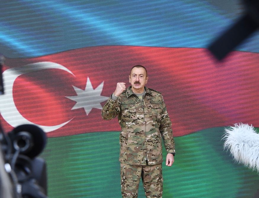 Хроника Победы: В обращении к народу 8 ноября 2020 года Президент Ильхам Алиев объявил об освобождении города Шуша (ФОТО/ВИДЕО)
