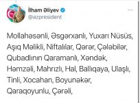 President Ilham Aliyev: Victorious Azerbaijani Army liberated 48 more villages, 1 settlement and 8 strategic hills from occupation