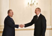 Президент Ильхам Алиев принял министров иностранных дел и национальной обороны Турции, начальника Национального разведывательного управления (ФОТО)