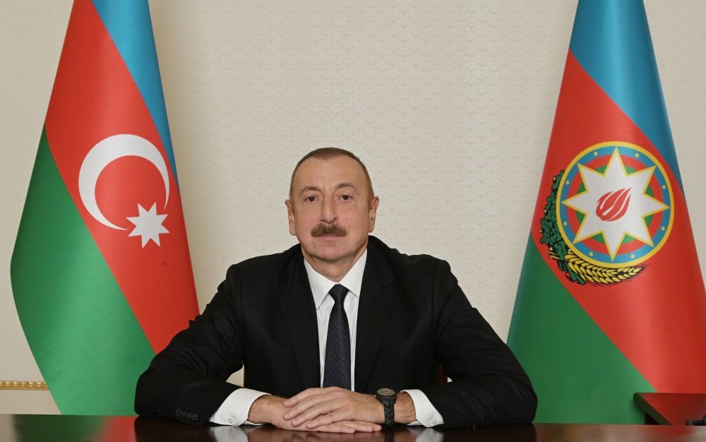 Президент Азербайджана Ильхам Алиев выступил с обращением к народу (ФОТО)