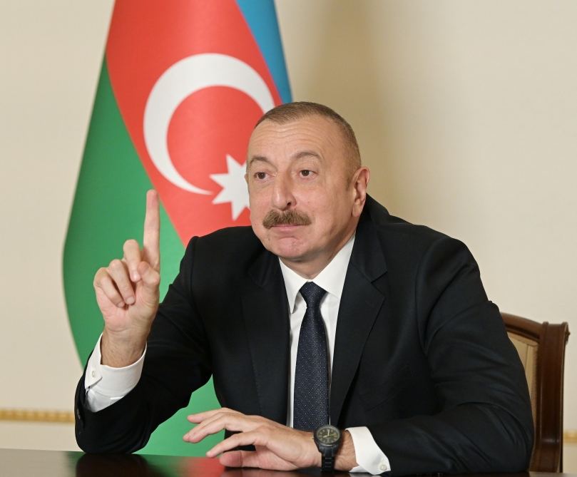 Президент Азербайджана Ильхам Алиев выступил с обращением к народу (ФОТО)