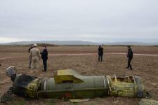 Ракета "Точка-У", выпущенная ВС Армении по Физулинскому району Азербайджана (ФОТО/ВИДЕО)