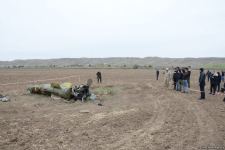 Ракета "Точка-У", выпущенная ВС Армении по Физулинскому району Азербайджана (ФОТО/ВИДЕО)