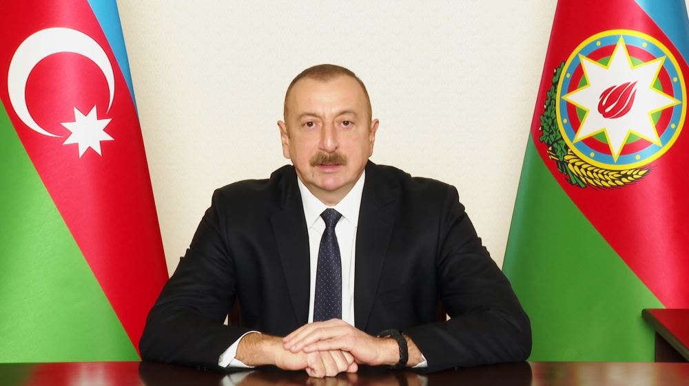 Президент Азербайджана Ильхам Алиев обратился к народу (ФОТО)