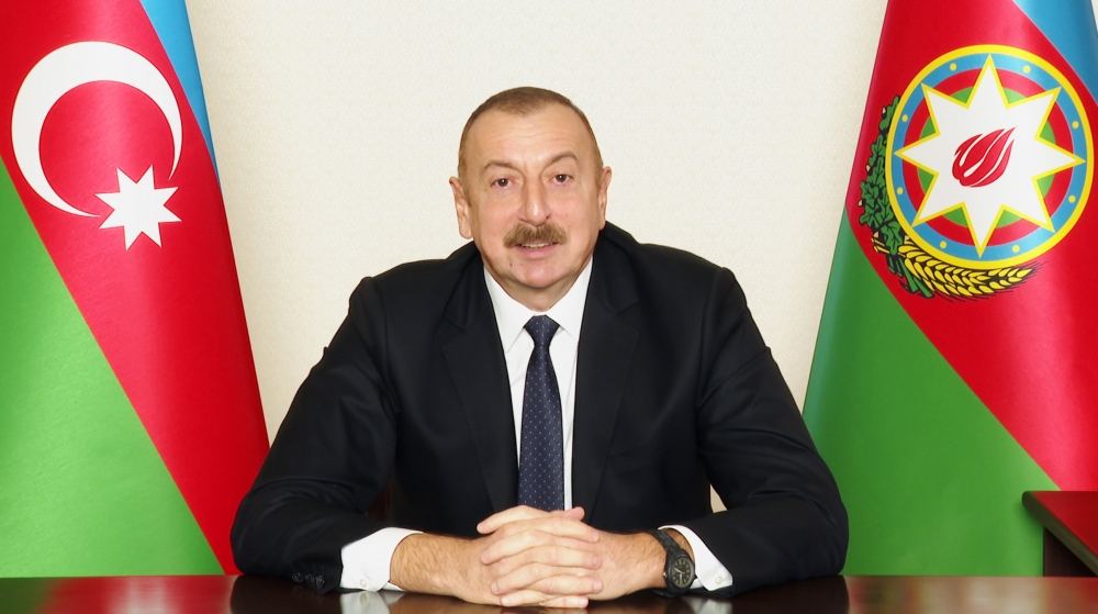 Президент Азербайджана Ильхам Алиев обратился к народу (ФОТО)