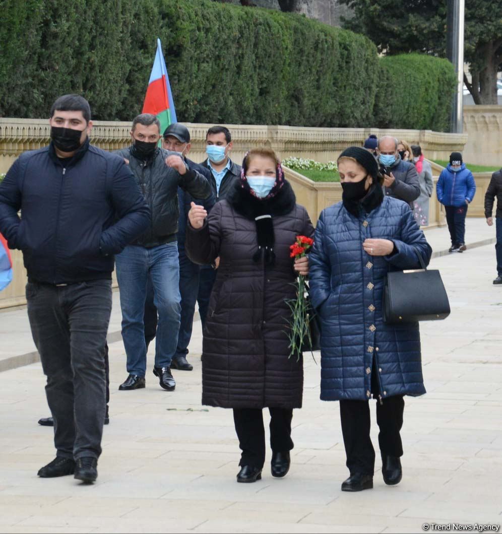 В Баку прошло победное шествие по случаю освобождения Агдама (ФОТО)