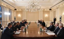 Президент Ильхам Алиев принял министра иностранных дел России Сергея Лаврова (ФОТО/ВИДЕО)