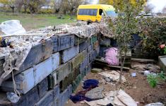 Destroyed Armenian positions firing at Azerbaijani army during recent hostilities shown (PHOTOS)