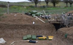 Destroyed Armenian positions firing at Azerbaijani army during recent hostilities shown (PHOTOS)