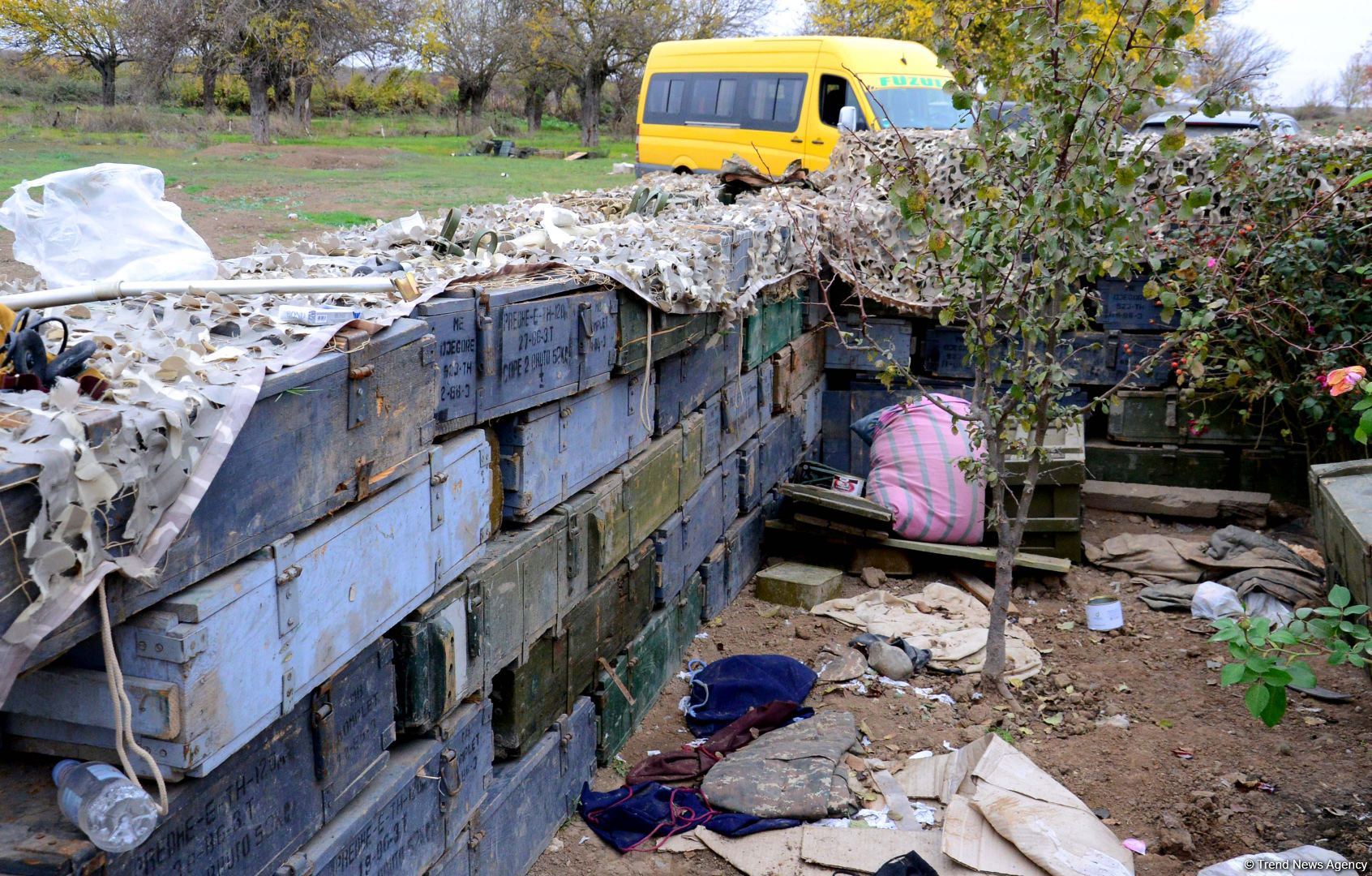 Destroyed Armenian positions firing at Azerbaijani army during recent hostilities shown (PHOTOS)