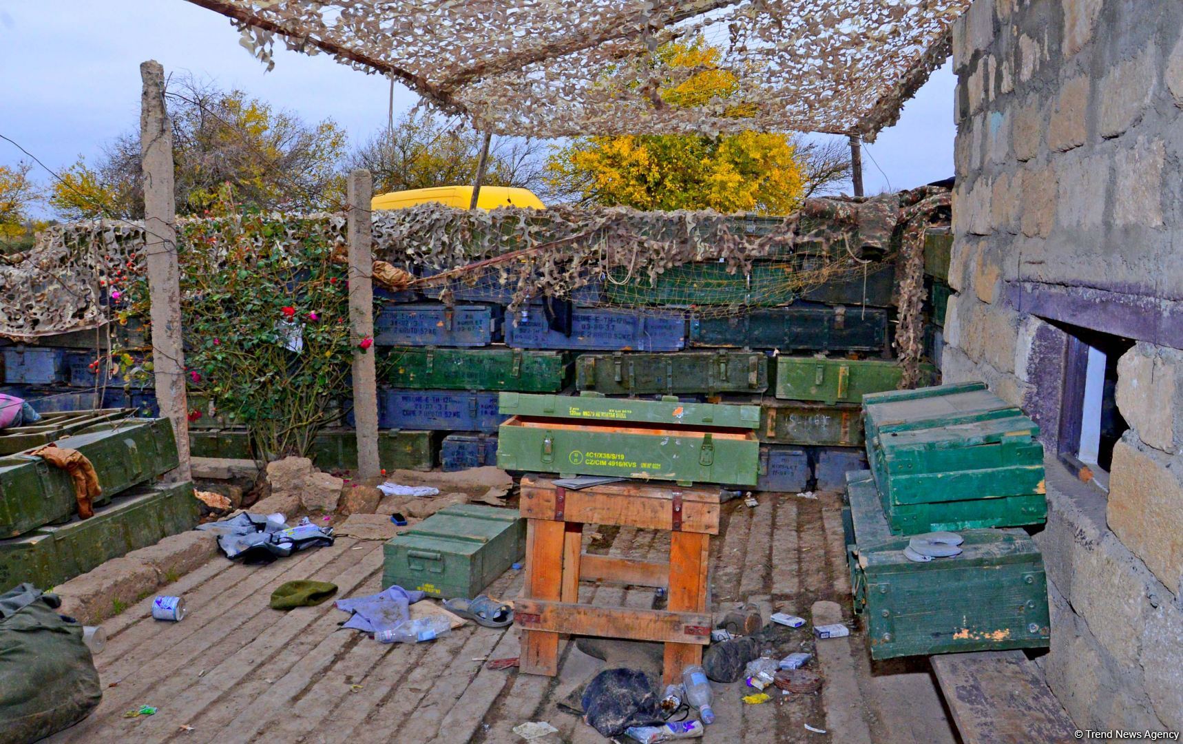 Destroyed Armenian positions firing at Azerbaijani army during recent hostilities shown (PHOTOS)