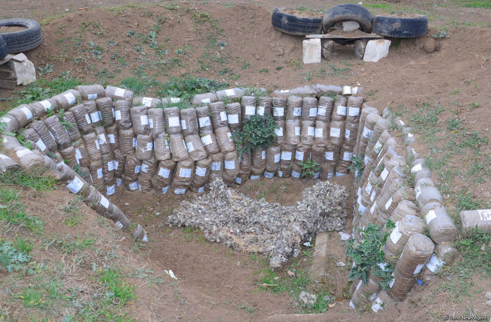 Destroyed Armenian positions firing at Azerbaijani army during recent hostilities shown (PHOTOS)