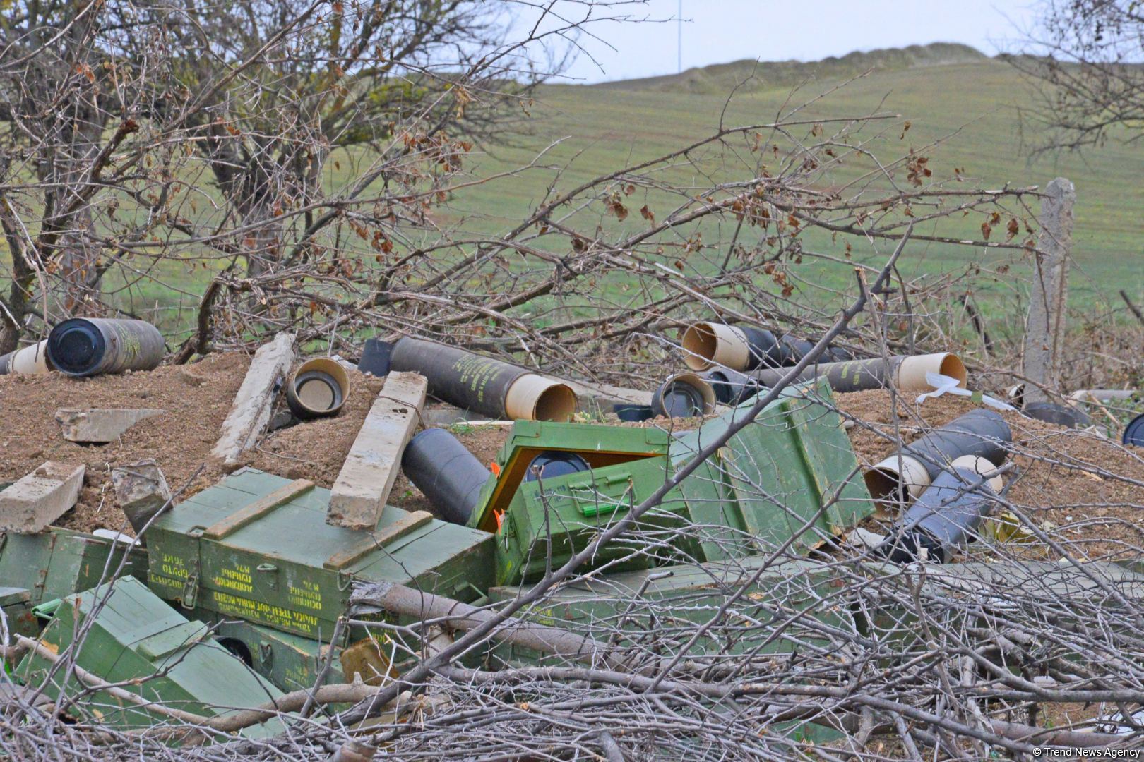 Destroyed Armenian positions firing at Azerbaijani army during recent hostilities shown (PHOTOS)