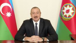 Президент Азербайджана Ильхам Алиев обратился к народу (ФОТО/ВИДЕО)