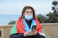 Azerbaijani refugees from Kalbajar visit Martyrs Alley (PHOTO)