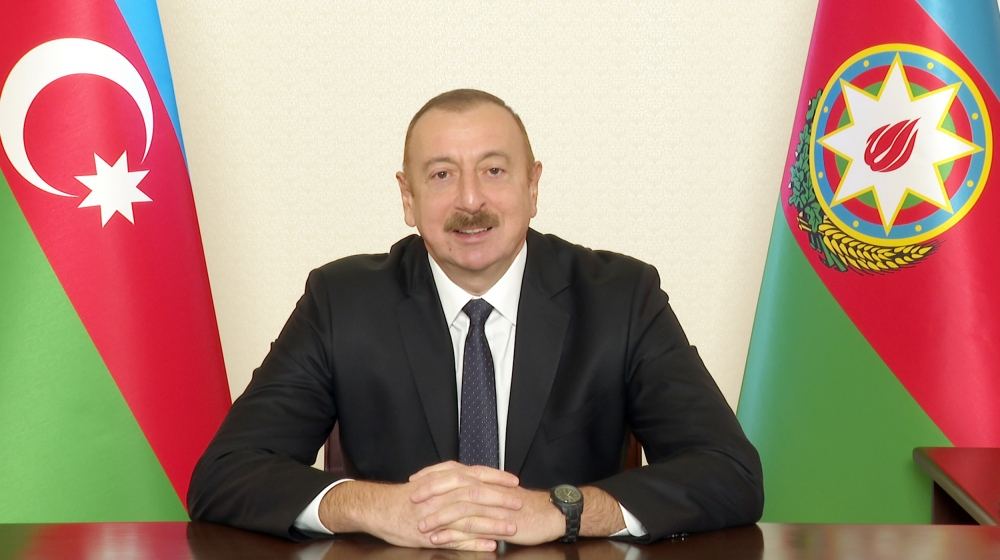 Президент Азербайджана Ильхам Алиев обратился к народу (ФОТО/ВИДЕО)