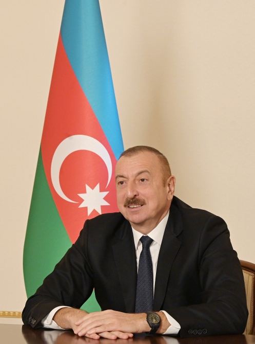 Президент Азербайджана Ильхам Алиев обратился к народу (ФОТО/ВИДЕО)