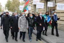 Protesters give statement in front of French embassy in Baku (PHOTO/VIDEO)