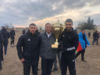 Футболисты "Карабаха" совершили намаз в Агдамской мечети, прозвучал мугам "Карабах шикестеси" (ВИДЕО, ФОТО)