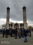 Футболисты "Карабаха" совершили намаз в Агдамской мечети, прозвучал мугам "Карабах шикестеси" (ВИДЕО, ФОТО)