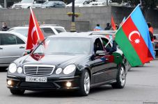 Праздничный автопробег в Баку в связи с освобождением Лачина (ФОТО)