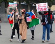 Праздничный автопробег в Баку в связи с освобождением Лачина (ФОТО)